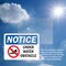 Signmission Under Water Obstacle Sign With Symbol, 14 in W x Rectangle, Vinyl Decal OS-2PACK-NS-D-1014-L-18760 - alternate 6